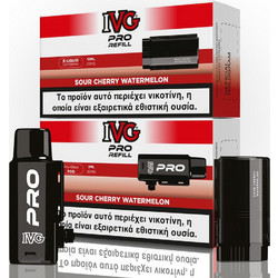 IVG Pro Refill Sour Cherry Watermelon 20mg 2ml+10ml