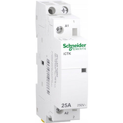 contactor, Acti9 iCTK, 25 A, 2 NO, 250 V, coil 230.240 V
