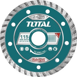 Διαμαντόδισκος Universal Υγράς Κοπής 115mm TAC2131151HT TOTAL