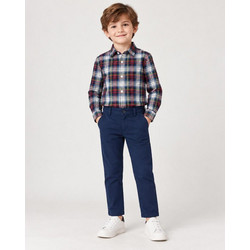 Πουκάμισο καρό για αγόρι Boboli-824037-9943-Multicolor
