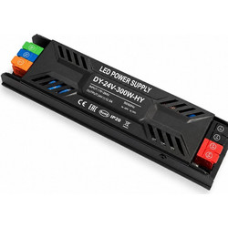 VenCore 6614-50014 - Aluminium High Tech Power Supply 300W 24V 12.5A - Τροφοδοτικό Αλουμινίου Υψηλής Τεχνολογίας 230 Volt σε 24
