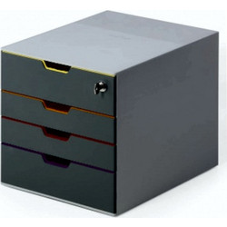 ΣΥΡΤΑΡΟΘΗΚΗ DURABLE VARICOLOR 2+2 ΣΥΡΤΑΡΙΑ ΦΑΡΔΙΑ ΜΕ ΚΛΕΙΔΙ