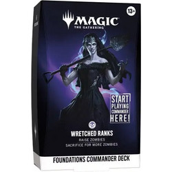 Magic the Gathering Foundations Commander Deck - Wretched Ranks