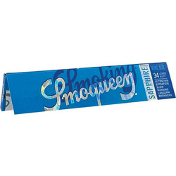 Smoking Χαρτάκια Smoqueen Sapphire Μπλε - King Size Slim
