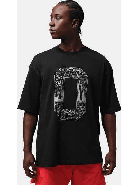 Jordan Statement Jayson Tatum Dri-FIT Ανδρικό T-Shirt IU7876-010 BLACK/LT SMOKE GREY/(INFRARED 23)