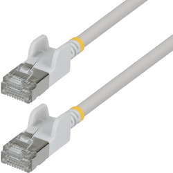 StarTech U/UTP Cat.6a Ultra Slim Flat Καλώδιο Ethernet 4m Λευκό CS68244 N6APATSTP34WHS4M