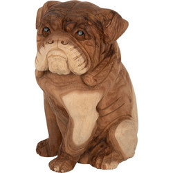 ΔΙΑΚΟΣΜΗΤΙΚΟ ΔΑΠΕΔΟΥ DOZER BULLDOG ΞΥΛO SUAR ΣΕ ΦΥΣΙΚΟ ΧΡΩΜΑ 26x27x40