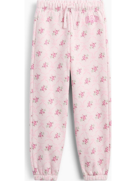 Νηπιακό babyGap Παντελόνι Φόρμας με Λογότυπο Pink rose mist floral