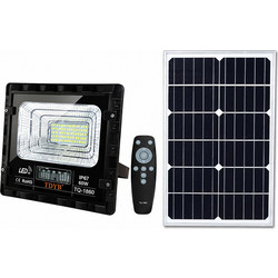 Στεγανός Ηλιακός Προβολέας LED 60W με Τηλεχειριστήριο IP67 Foyu FO-T860