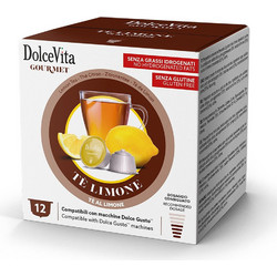Κάψουλες Dolce Gusto Συμβατές Dolce Vita Μαύρο Τσάι Με Λεμόνι 12 τεμάχια