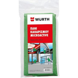 Wurth MicroActive Πανί Μικροϊνών Καθαρισμού Αυτοκινήτου Πράσινο 40x40cm