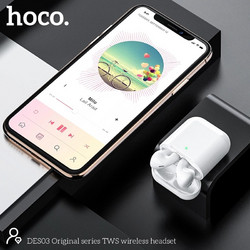 Hoco DES03 Ακουστικά Bluetooth Earbud White