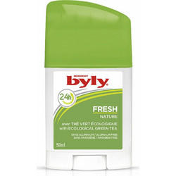 Byly Organic Fresh Φυσικό Αποσμητικό Stick 24h Χωρίς Αλουμίνιο 50ml
