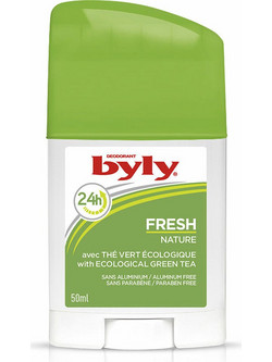 Byly Organic Fresh Φυσικό Αποσμητικό Stick 24h Χωρίς Αλουμίνιο 50ml