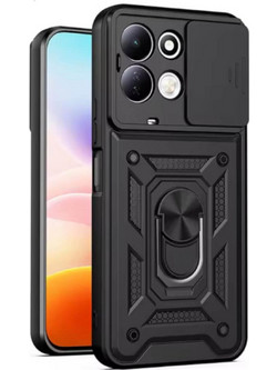 Bodycell Armor Slide Cover Xiaomi Redmi 17 4G/5G Θήκη Black