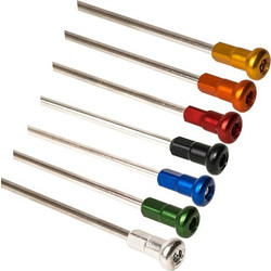 HAAN WHEELS Spokes Set 19'' Silver/Silver Spoke Nuts 36 pieces