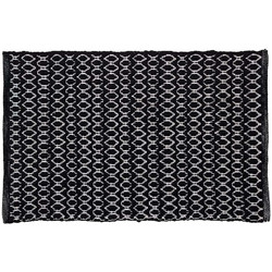 Boho 60x90 black πατάκι μπάνιου Sealskin