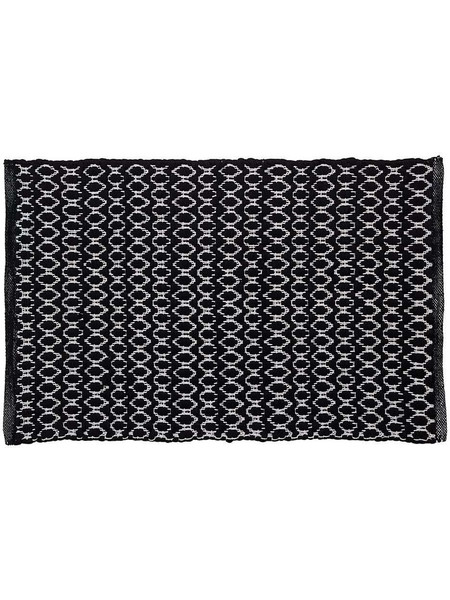 Boho 60x90 black πατάκι μπάνιου Sealskin