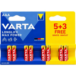 Varta Longlife Max Power AAA 8τμχ