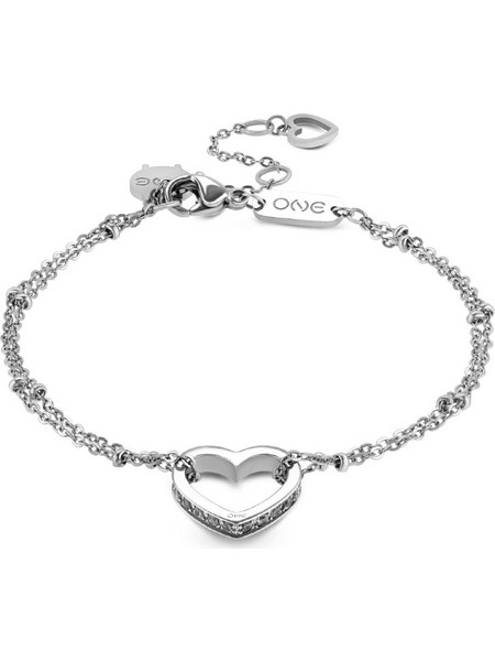 One Jewels Γυναικείο Βραχιόλι Ασημί OJBA26G