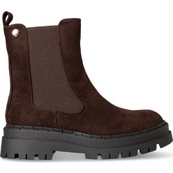 Envie Shoes Γυναικεία Μποτάκια Chelsea Suede Καφέ E23-24189