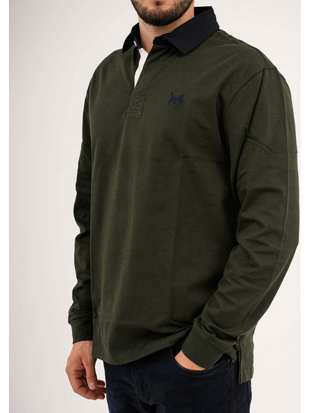 THE BOSTONIANS ΜΠΛΟΥΖΑ HEAVY RUGGER REGULAR FIT 3HP1202-DARK DarkGreen