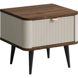 Κομοδίνο Marly Reg Καφέ 50x40x42