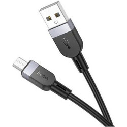 USB 2.0 to Micro USB Cable 1m Hoco Regular Μαύρο