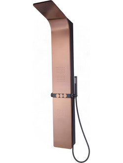 Acrilan Altea Rose Gold - Στήλη Υδρομασάζ Inox 3 Εξόδων
