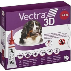 CEVA Vectra 3D (over 40kg) - anti-parasite drops for dogs - 3 x 8ml