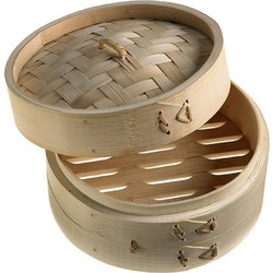 TEMNO Δοχείο Ατμού Μπαμπού Με Καπάκι 25.5x10εκ T-235-1