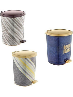Κάδος σκουπιδιών με πεντάλ 40cm D009 X160- Trash can - bin-67020-89433