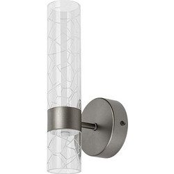 Onixo φωτιστικό τοίχου LED 8W 3000K gunmetal 28cm