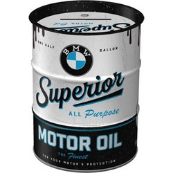 Nostalgic Μεταλλικός Κουμπαράς Oil Barrel BMW Superior Motor Oil