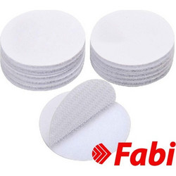 FABI VELCRO ΣΤΡΟΓΓΥΛΟ 20mm 20 ΖΕΥΓΗ ΑΥΤΟΚΟΛΛΗΤΟ ΛΕΥΚΟ