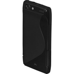 Μαύρη Θήκη Σιλικόνης TPU γραμμής S για το Motorola Droid Razr droid HD/XT910 (ΟΕΜ)