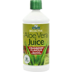 Optima Aloe Vera Juice Cranberry Φυτικές Ίνες 1lt