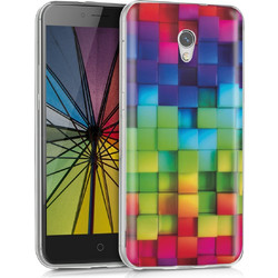 KW Back Cover Silicone Rainbow Cubes (Blade V7)