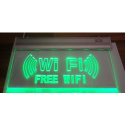 Φωτιζόμενη LED πινακίδα καταστημάτων WI-FI