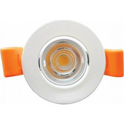 Led Cob Downlights 4W Θερμό Λευκό