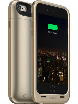 Θήκη Mophie juice pack plus για iPhone 6 (3,300mAh) - Gold White