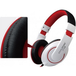 Ovleng X13 Ενσύρματα Ακουστικά Over Ear Μαύρα Λευκά Κόκκινα
