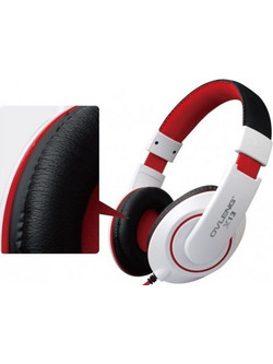Ovleng X13 Ενσύρματα Ακουστικά Over Ear Μαύρα Λευκά Κόκκινα
