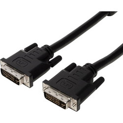 DVI-I MALE 24+5pin TO DVI-1 MALE 24+5pin CABLE 3m VALUELINE VLCP32050B3.00
