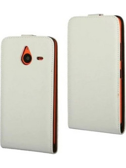 Microsoft Lumia 640 XL - Δερμάτινη Θήκη Flip Λευκό (OEM)