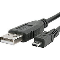 VALUELINE VLCP60801B2.00 USB 2.0 CABLE MALE TO USB MALE MICRO 8PIN 2m BLACK SAMSUNG VLCP 60801 B2.00