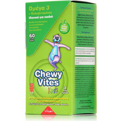 Vican Chewy Vites Jelly Bears Omega 3 & Multivitamin για Παιδιά 60 Ζελεδάκια