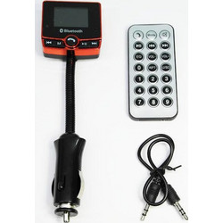 Car MP3 Player Bluetooth with FM Transmiter - Κόκκινο (OEM)