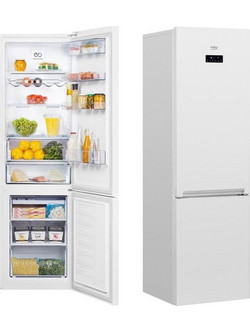 Beko CNA400ECOZW Ψυγειοκαταψύκτης No Frost Υ201xΠ59.5xΒ65cm Λευκός