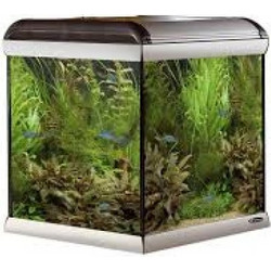 Ferplast Star Cube Ενυδρείο Ψαριών με Θερμαντήρα, Φωτισμό & Φίλτρο 230lt Μαύρο
